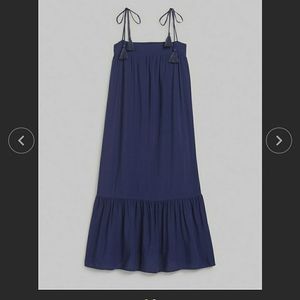 Gap apron neck midi dress